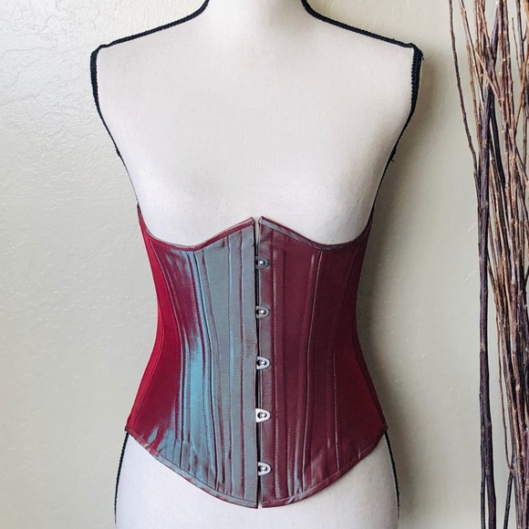 Timeless Trends Other - Iridescent Red & Blue Corset